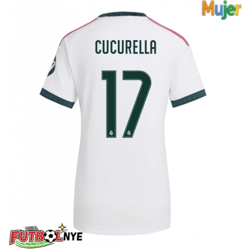 Camiseta Real Madrid Marc Cucurella #17 Primera Equipación para mujer 2026-27 manga corta